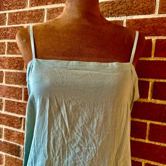 Isabel Marant Teal Floral Ruffle Dress (includes slip) - Picture 11 of 12